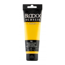 Титановый жёлтый тёмный, краска акриловая Blockx Artist