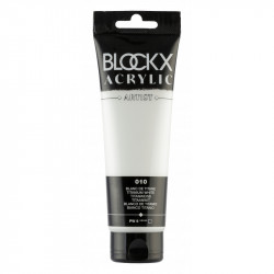 Белила титановые, краска акриловая Blockx Artist