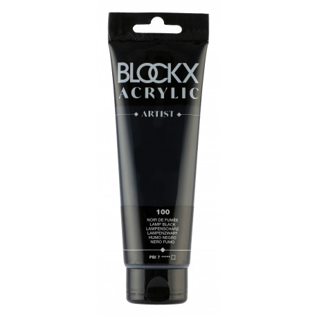 Дымчато-чёрный, краска акриловая Blockx Artist