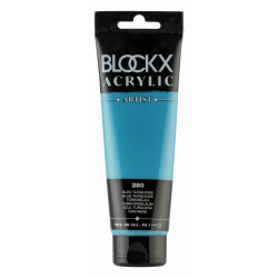 Бирюзовый голубой, краска акриловая Blockx Artist