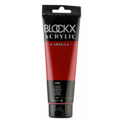 Карминовый, краска акриловая Blockx Artist