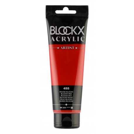 Красный BLOCKX, краска акриловая Blockx Artist