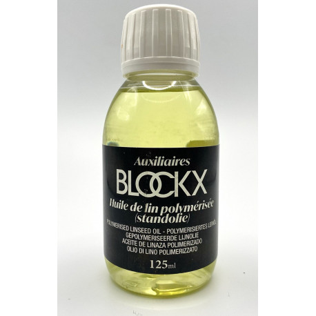 Масло льняное полимеризованное Blockx 125мл