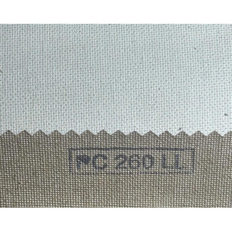 Холст грунт.ВАТТО ХЛОПОК 35%, ПОЛИЭСТЕР 65%, 260 гр/м, ш. 210 см., мелкое зерно