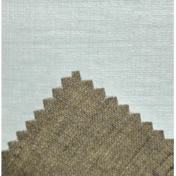 Холст грунт. ПИССАРО ЛЕН 100%, 300 гр/м, ш. 200 см., белый грунт, среднее зерно