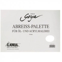 Палитра Kreul листовая для масла и акрила, 50 листов А4