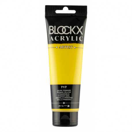 Жёлтый основной, краска акриловая Blockx Artist