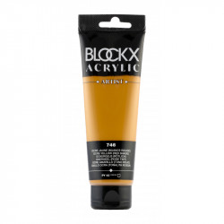 Охра жёлто-красная, краска акриловая Blockx Artist