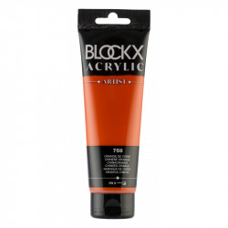 Китайский оранжевый, краска акриловая Blockx Artist