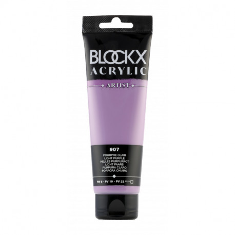 Пурпурный светлый, краска акриловая Blockx Artist