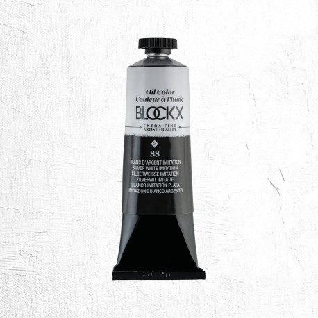Серебро, имитация, краска масляная Blockx