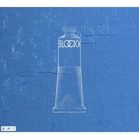 Голубой Thaline, краска масляная Blockx