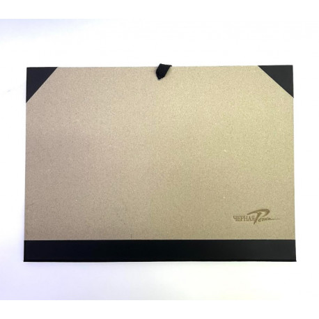 Папка картонная Черная речка для хранения А3 ( 30х42см.) на завязках,с клапанами, эконом.