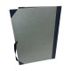 Папка Черная речка А3 картонная, для хранения работ, на завязках, с клапанами, серая