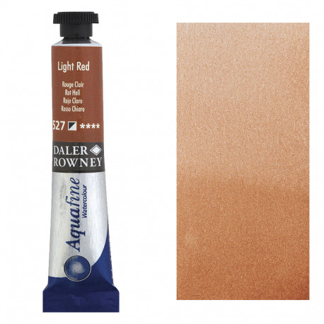 Красный светлый AQUAFINE Watercolour, акварельная краска в тубе 8 мл