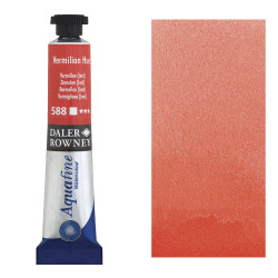 Киноварь AQUAFINE Watercolour, акварельная краска в тубе 8 мл