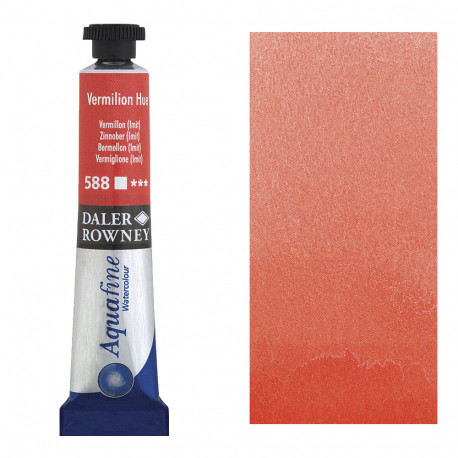 Киноварь AQUAFINE Watercolour, акварельная краска в тубе 8 мл