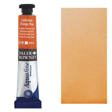 Оранжевый AQUAFINE Watercolour, акварельная краска в тубе 8 мл