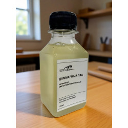 Даммарный лак Черная речка, сатиновый светостабилизированный, 100 мл