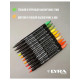 Набор G (лето в Рио) LYRA Aqua Brush Duo - двухсторонние c эффектом кисточки, 10 цветов