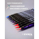Набор A (Зимний рассвет) LYRA Aqua Brush Duo - двухсторонние c эффектом кисточки, 10 цветов