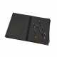 Альбом Black Book для эскизов 30,5х30,5 см/черн.бумага, спираль, 40 л./200 гр
