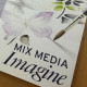 Бумага для MIX mediia, Canson Imagine A1( 59.4x84.1) 200г мелкое зерно,