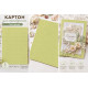 Картон для Scrapbooking, 30,5х30,5см, STRUKTURA Оливковый
