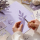 Картон для Scrapbooking, 30,5х30,5см, STRUKTURA VINTAGE Лавандовый