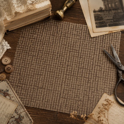 Картон для Scrapbooking, 30,5х30,5см, STRUKTURA VINTAGE Эспрессо