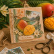 Картон для Scrapbooking, 30,5х30,5см, STRUKTURA VINTAGE Манго