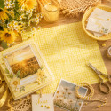 Солнечный жёлтый. Картон для скрапбукинга STRUKTURA VINTAGE, 30,5х30,5см