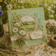Картон для Scrapbooking, 30,5х30,5см, STRUKTURA VINTAGE Зеленая трава