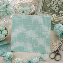 Картон для Scrapbooking, 30,5х30,5см, STRUKTURA VINTAGE Мята