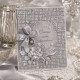Картон для Scrapbooking, 30,5х30,5см, STRUKTURA VINTAGE Серебристо-черный