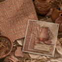 Терракота. Картон для скрапбукинга STRUKTURA VINTAGE, 30,5х30,5см
