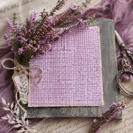 Картон для Scrapbooking, 30,5х30,5 см." STRUKTURA VINTAGE" Вереск