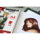 Блок бумаги для маркеров Clairefontaine 50 листов, А4, "Manga Illustrations", 100 г/м2